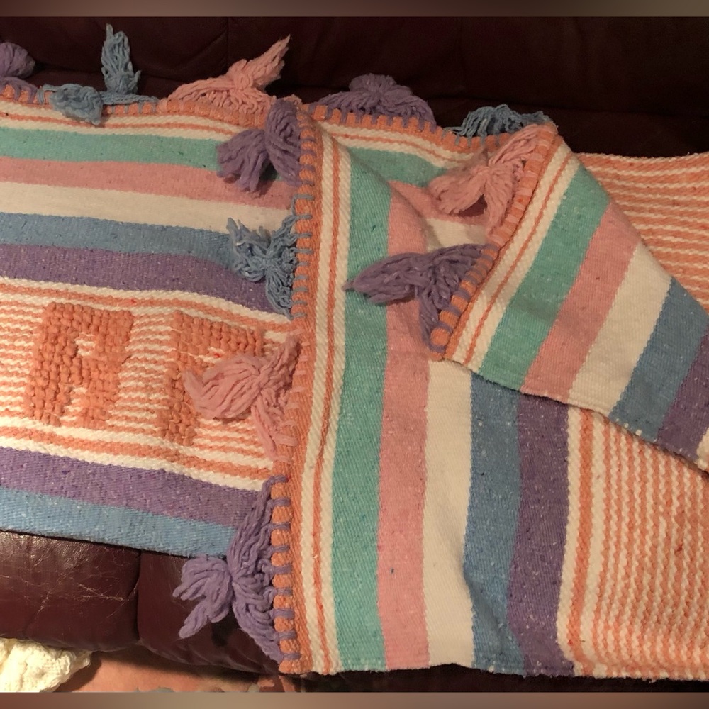 Beach blanket - Acapulco Mexico. Approximately 72 x48